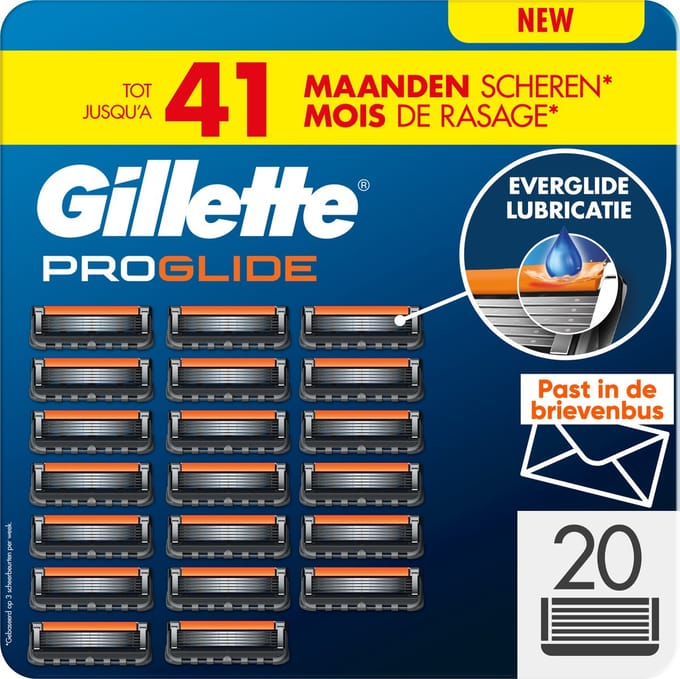 Gillette Fusion5 Proglide scheermesjes voor mannen - 20 navulmesjes
