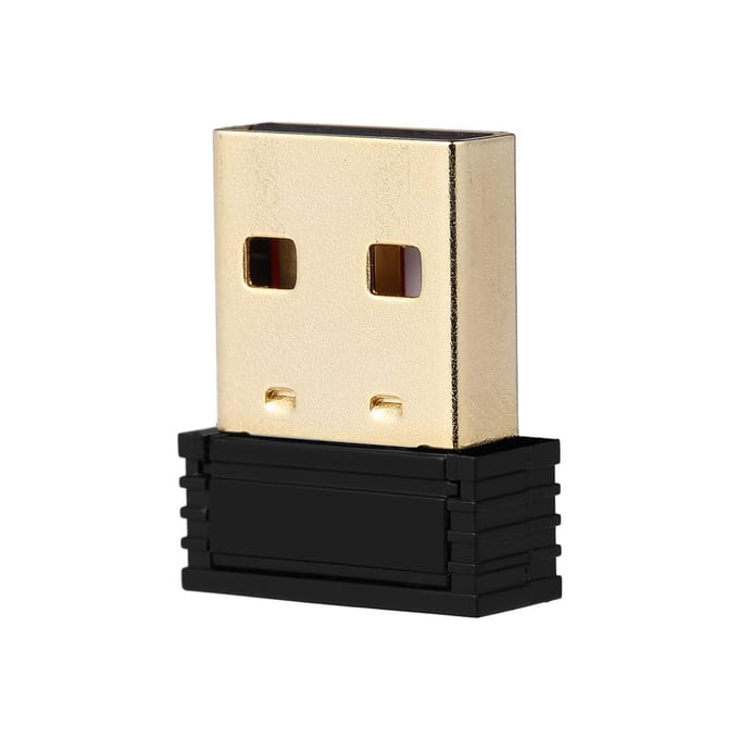 2.4G draadloze optische bamboemuis 3 instelbare DPI computermuis met USB geel