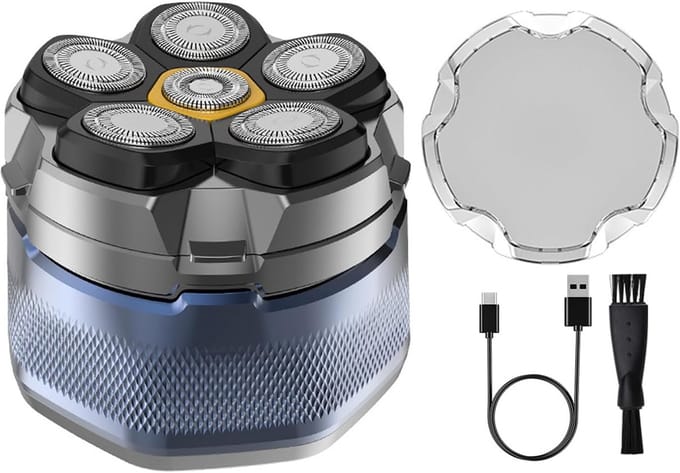 Hoofdscheerapparaat - Hoofd Kaal - Scheerapparaat - 6D Magnetisch Scheerapparaat -6 Koppen - USB oplaadbaar LED-display - Baardscheerapparaat