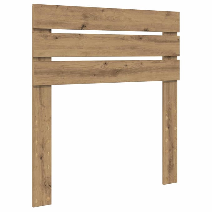 vidaXL Hoofdbord Artisan Eiken Bewerkt hout