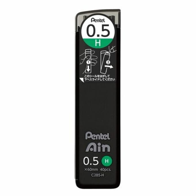 Pentel Aim Vulpotloodvulling 0.5mm Doosje met 40 Vullingen - H