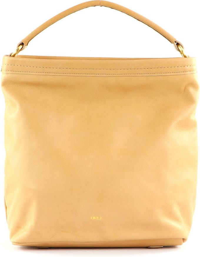 BREE Leren Schoudertas Juna 2 Hobo Toasted Almond Beige