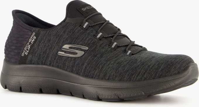 Skechers Slip-ins: Summits dames sneakers - Zwart - Extra comfort - Memory Foam