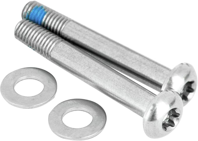 Roestvrijstalen Schroeven voor Fiets Remklauw Flat Mount (2 stuks)