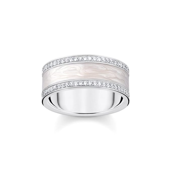 Thomas Sabo - TR2446-041-14-52 - Ring - Dames - 925er Zilver - ringmaat 52
