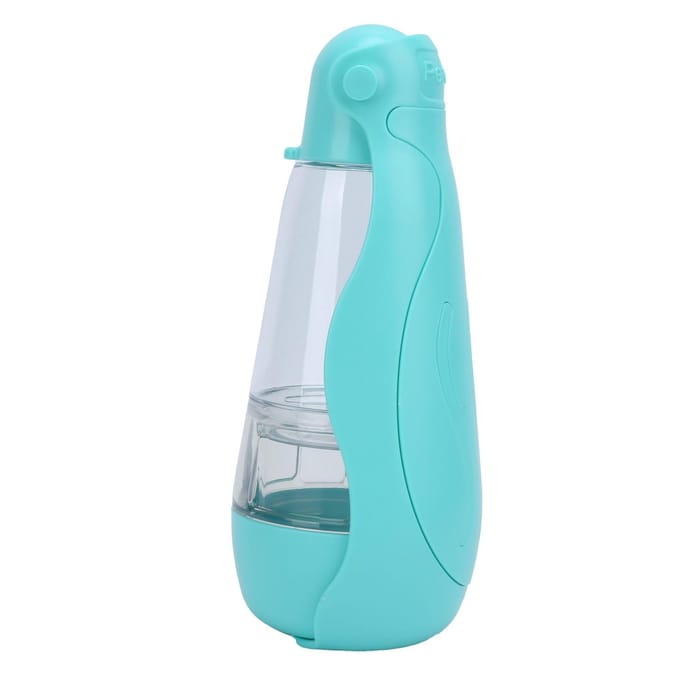 Gourde pour chien portable avec pelle à déjections et sac de rangement vert clair