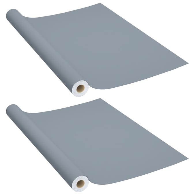 vidaXL - Meubelfolies - zelfklevend - 2 - st - 500x90 - cm - PVC - grijs