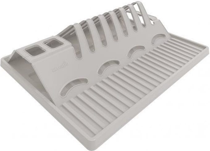 Rotho - Opvouwbaar Afdruiprek voor de afwas - Space wonder - Cool grey - Grijs