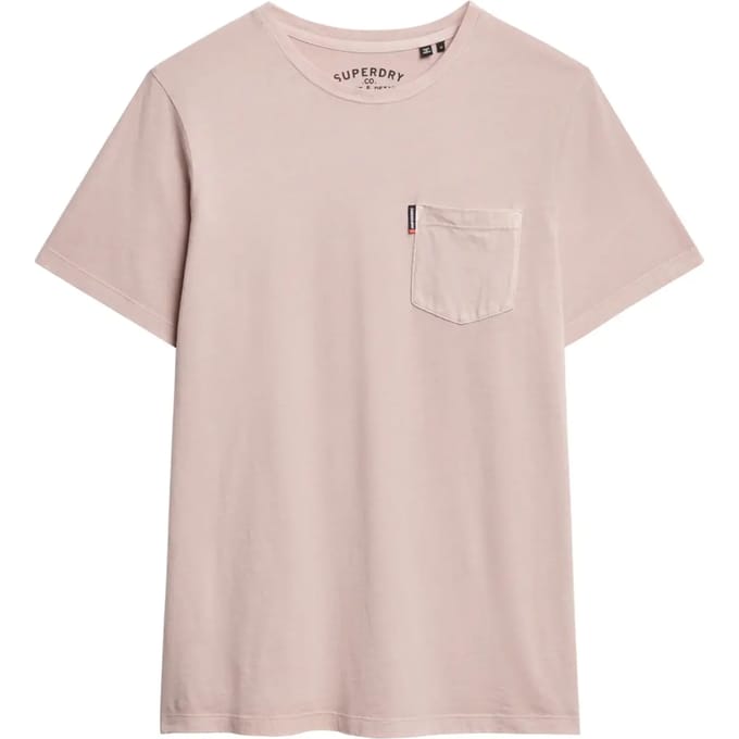 Superdry - Classic Essential T-shirt met Zak - Heren - T-shirts