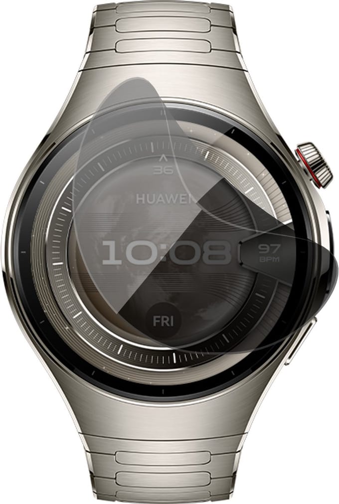 Privacy Screenprotector geschikt voor Huawei Watch 5 46mm - 1x FlexGuard Screen Protector