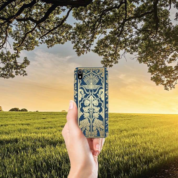 Xiaomi Redmi 7A TPU Case Beige Flowers