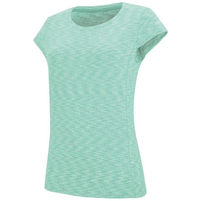 Regatta T-shirt Korte Mouwen Hiking Dames Textuurpatroon