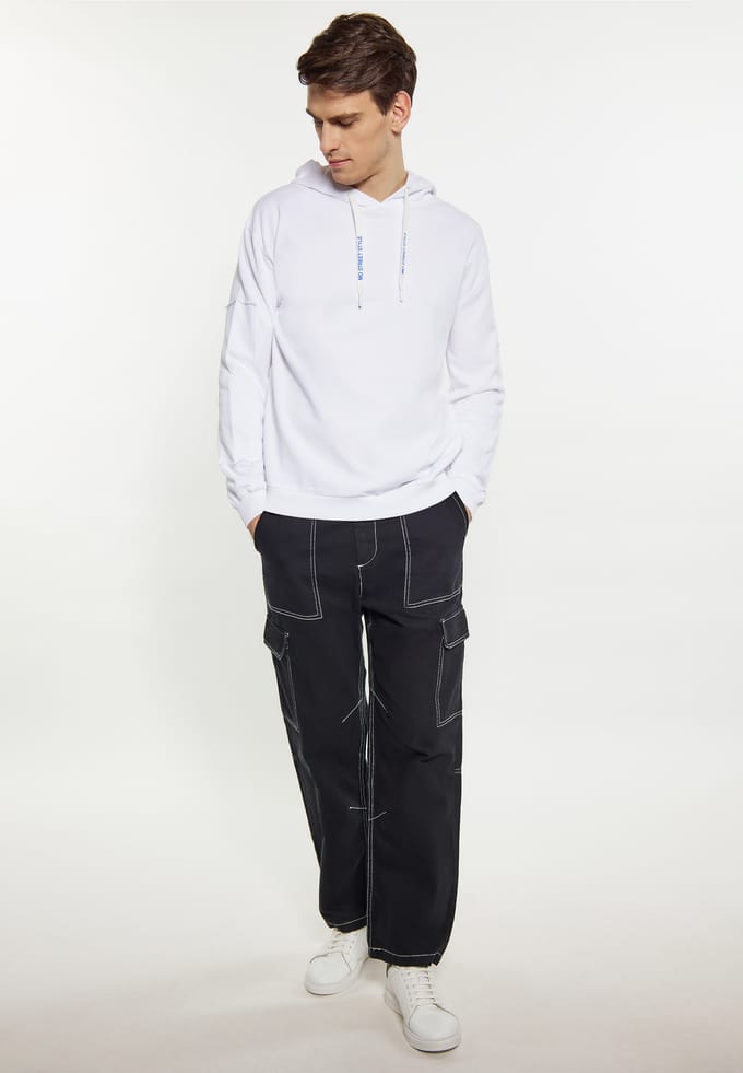 Mo Sweatshirt Heren wit