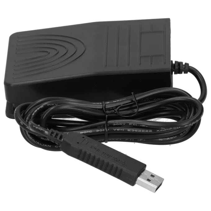 Professionele USB Voet Schakelaar Draagbare Game Controle Actie Voet Pedaal voor Computer black