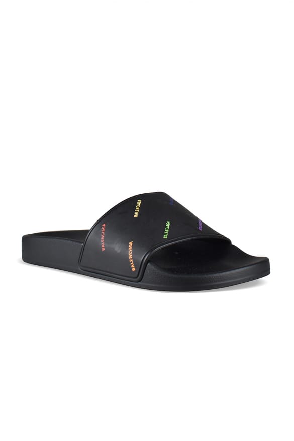 Balenciaga Slippers Zwart