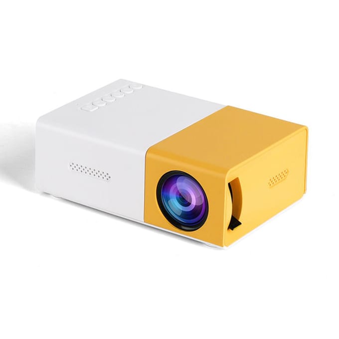 YG300 Mini projecteur Audio YG-300 HD USB Mini projecteur prise en charge 1080P lecteur multimédia maison maison YG-300 HD USB