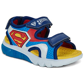 GEOX SANDAL CIBERDRON JONGENS - LICHTBLAUW/ROOD - Maat 26
