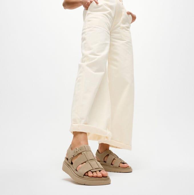 Fitflop Gen-ff Dames Enkelband Sandalen Cappuccino