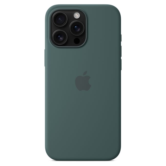 Apple Silicone Backcover MagSafe voor de Apple iPhone 16 Pro Max - Lake Green