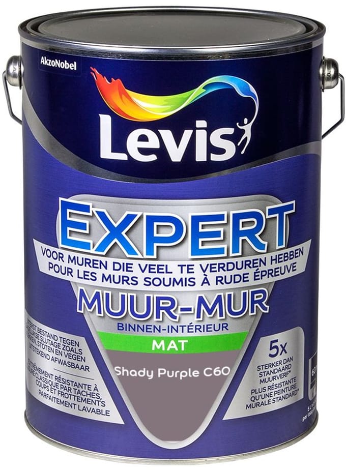 Levis - Expert Muur Binnen Mix - Shady Purple C60 - Mengverf - 5 L