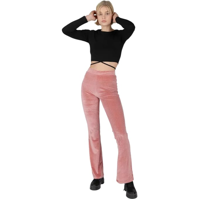 Fluwelen flared broek voor dames 24 Colours