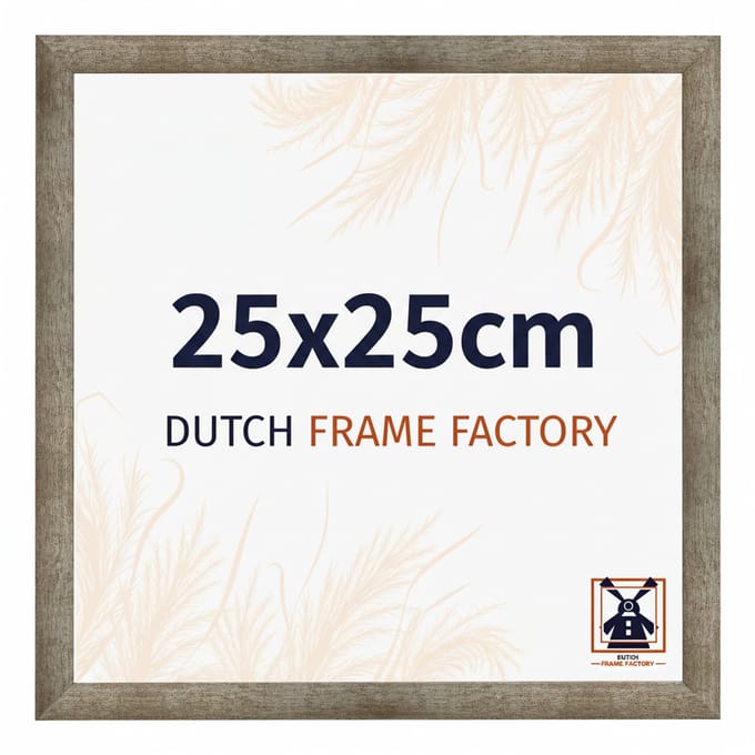 Fotolijst 25x25 cm - MDF - Metaal Vintage - Benno