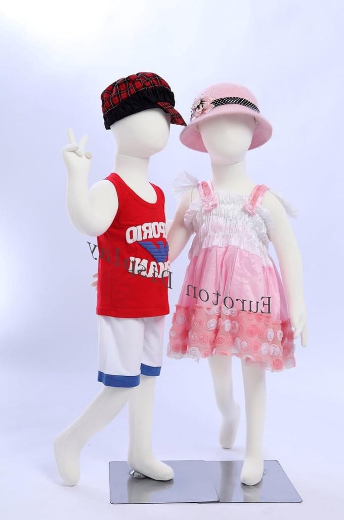 Kinderpoppen Etalagepop - Paspop Kinderen - Kleding Presenteren - Flexibel Buigbaar Lichaam - 85 cm - Niet gespecificeerd