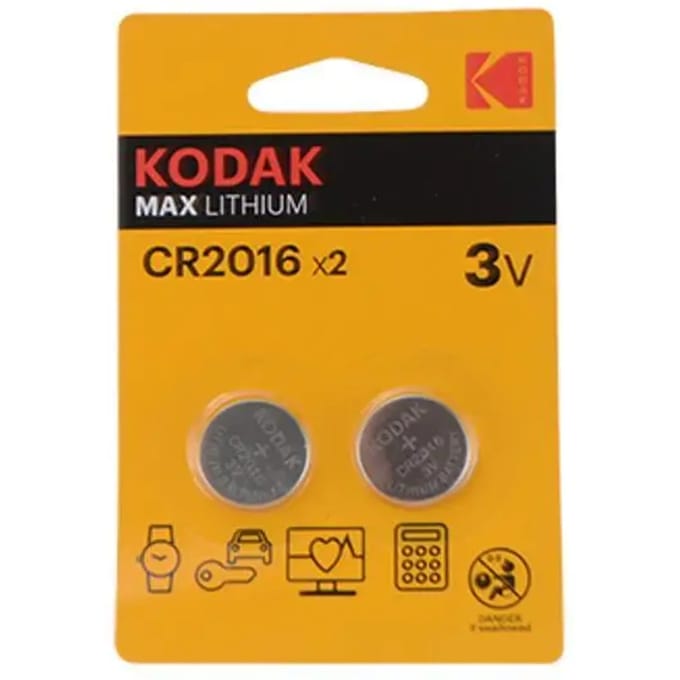 Batterijen Kodak Lithium Cr2016 (x2)