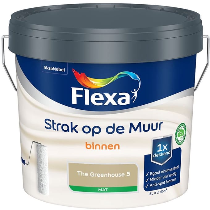 Flexa - Strak Op De Muur Binnen Mat - The Greenhouse 5 - Mengverf - 5 L
