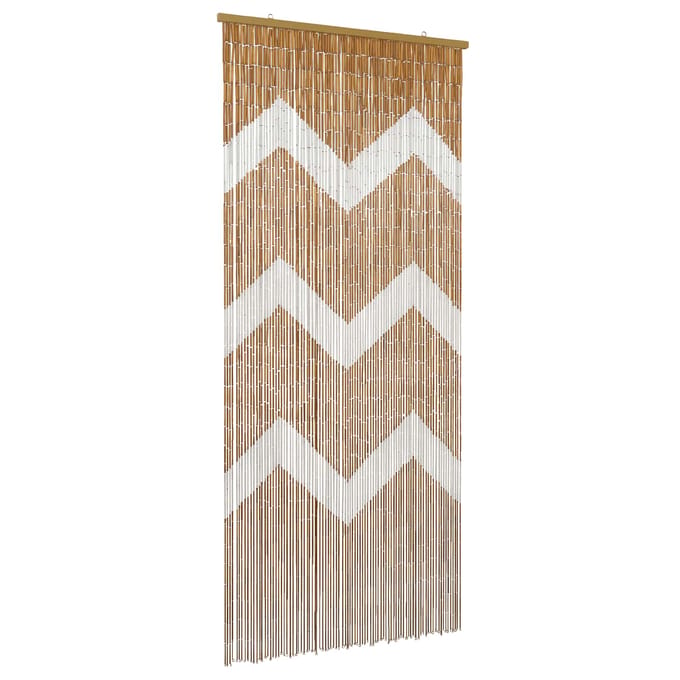 vidaXL - Insect - Deur - Gordijn - Meerkleurig - 90 - x - 200 - cm - Bamboe