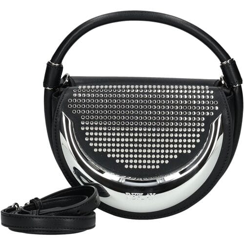 Replay Handtas Leer 21 cm - Dames - black