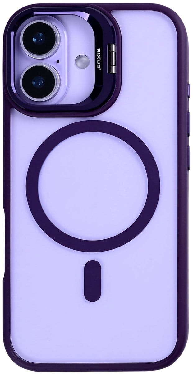 Rixus Classic 03 Case With MagSafe For Apple iPhone 17 Deep Purple