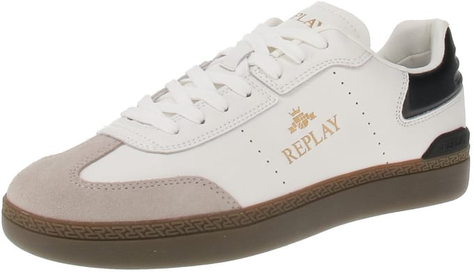 Replay Pyper Double GMSD7 C0002L - Heren sneaker - 690-Wit-L.Grijs-Zwart