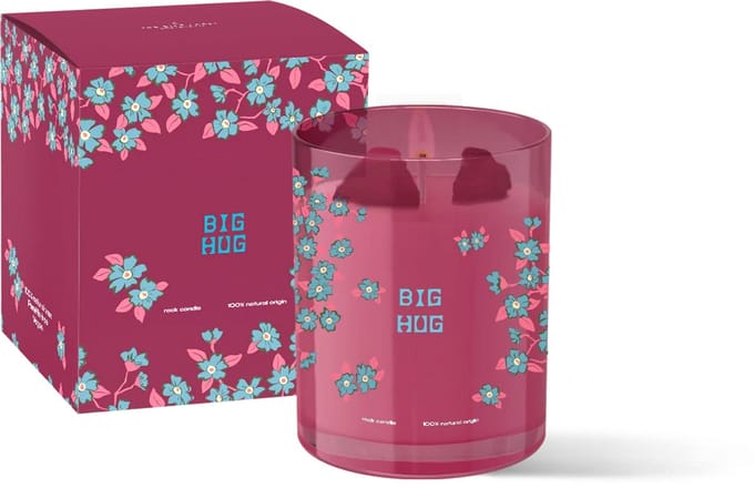 The Gift label Crystal Candle 175gr Crystal Candle 175gr - Big Hug - Kaars