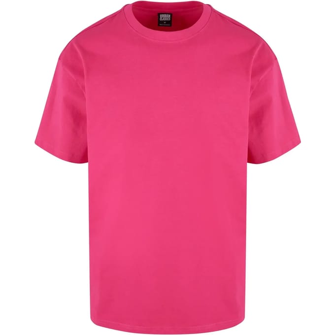 Urban Classics - Heavy Oversized Heren Tshirt - S - Roze