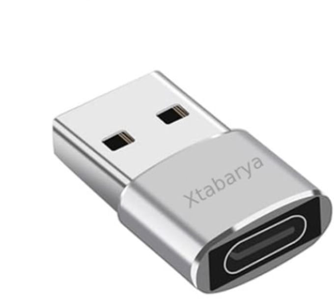 Usb Type C Adapter Usb 3.0 Type A Male Naar Usb 3.1 Type C Vrouwelijke Converter Usb C Opladen Data transfer Adapter silver