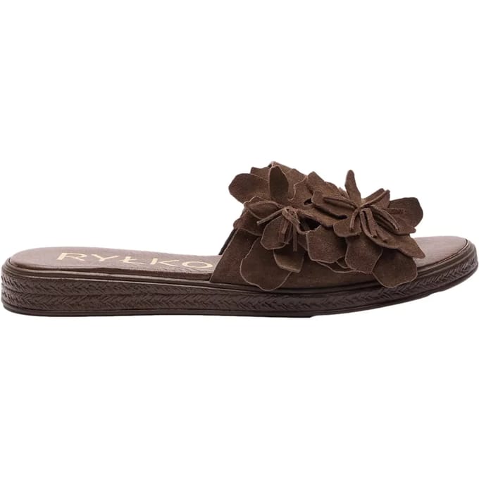 Hoge kwaliteit suede leren mules dames Ryłko Kaja