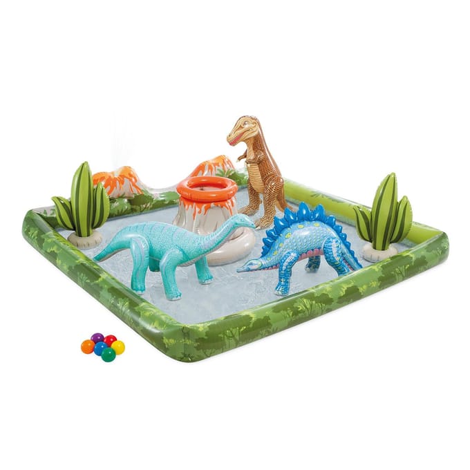 Intex Jurassic Adventure Speelcentrum - Groen, 201 x 201 x 36 cm
