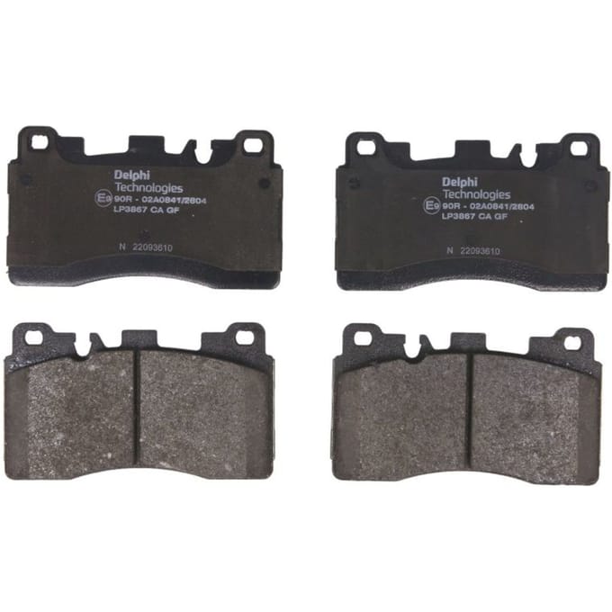 Remblokset DELPHI LP3867, achter