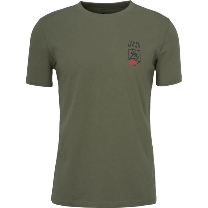 VAN DEER - Red Bull Sports Essential Shirt (Maat - L, Kleur - Khaki)