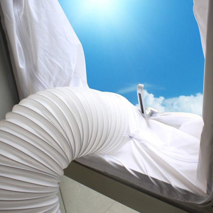 Plaque d'étanchéité en tissu flexible pour fenêtre, joint de fenêtre pour climatiseur mobile