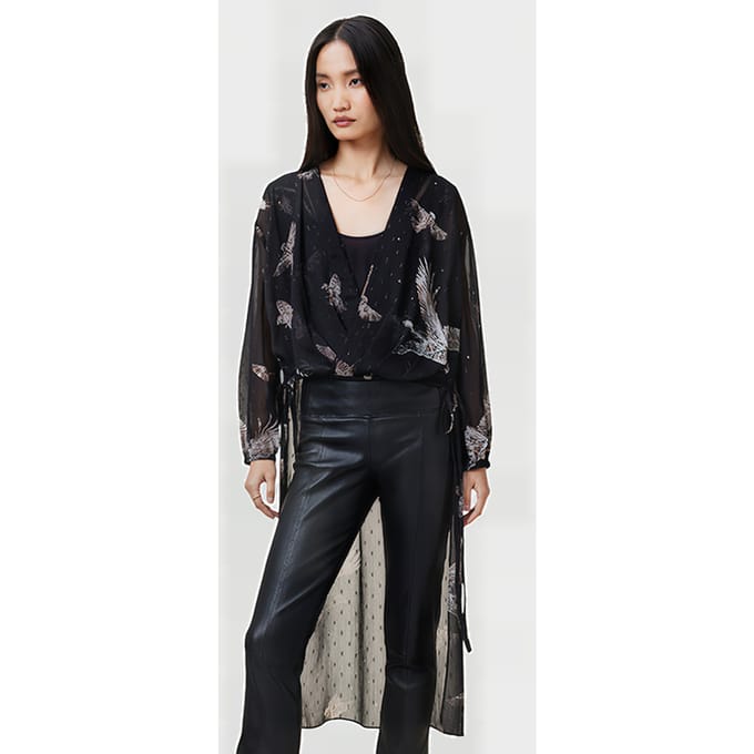 AllSaints Avala Top Spell Black Taglia: 2 | Magliette intime Outlet | Donna | Nero