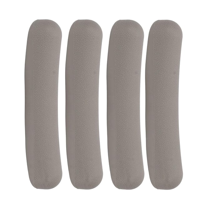 4pcs Coussinets d'aisselle pour béquilles Empêchent le glissement Coussin d'aisselle pour béquilles de remplacement en TPR souple Gris grise