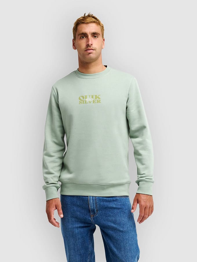 Quiksilver True Crew Sweatshirt Groen L Man