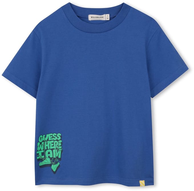 Billieblush - T-Shirt print - Blue - Maat 116