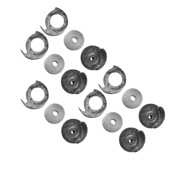 5 sets/lot Spoel Shuttle Bobinehouder voor Schoen Naaien Herstellen Reparatie Machine Onderdelen gray