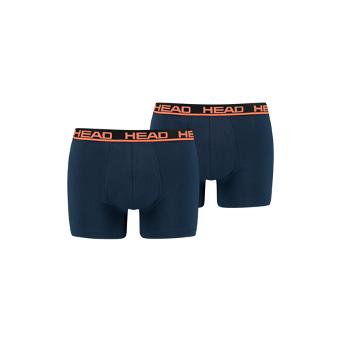 HEAD boxershort basic 2-pack blue / orange-XXL