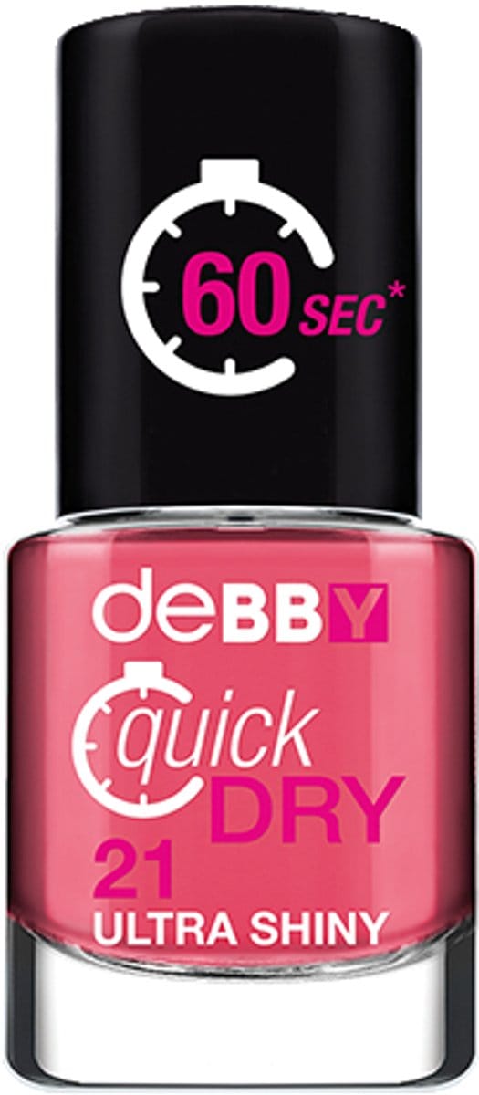 Debby Quick Dry Nail Enamel 21, Azalea Rose