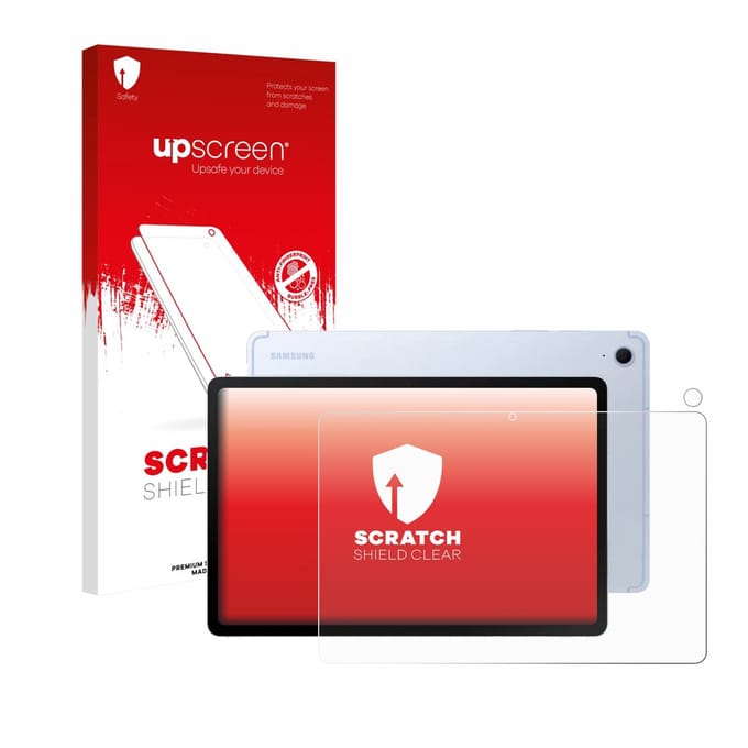 upscreen - Screenprotector voor Samsung Galaxy Tab S10 FE (Voor+Camera) - Folie Beschermfolie transparant