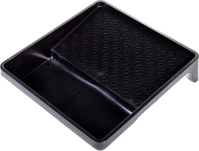 Verfbak Big – Zwarte kunststof rollerbak 35×32 cm